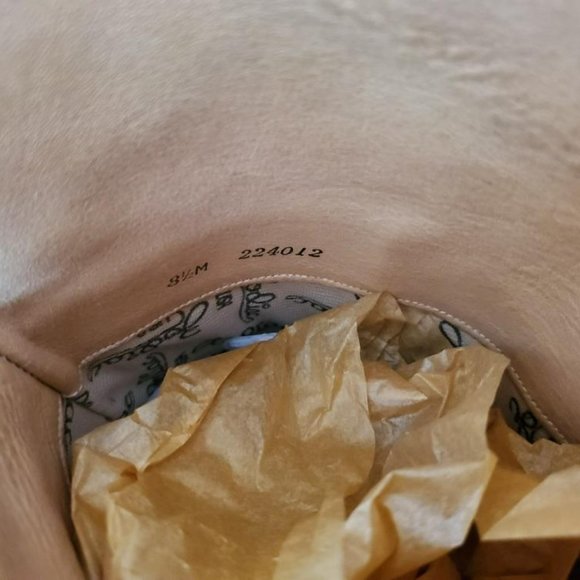 Tall Brown beige Tan leather high heel Western cowgirl rodeo equestrian Boots - Picture 4 of 12